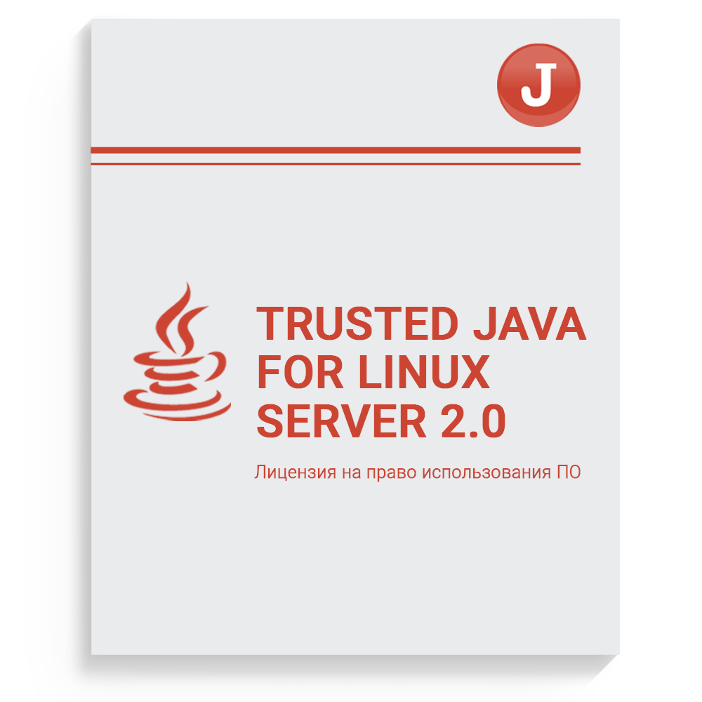 Лицензия на право использования ПО "Trusted Java" на сервере